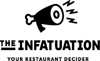 The Infatuation Your Restaurant Decider logo and website link